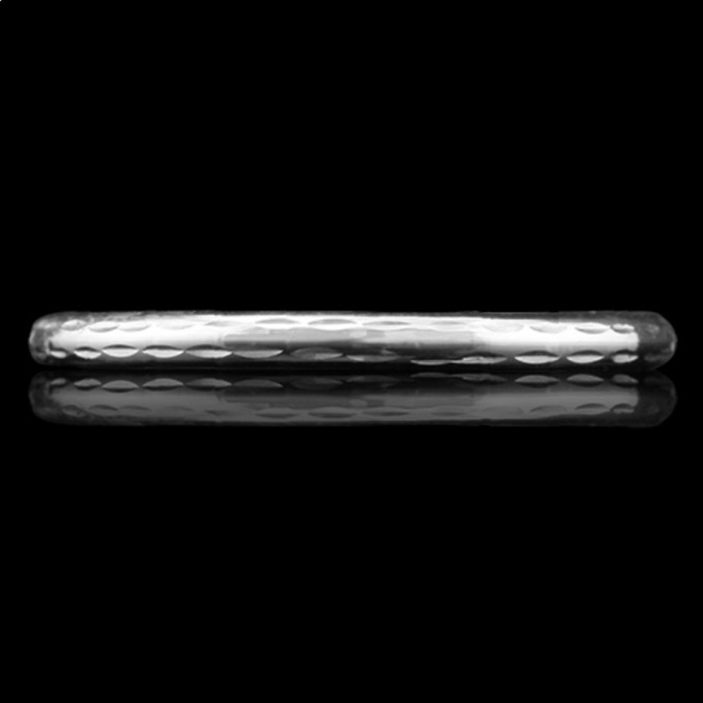 10K solid White gold ring